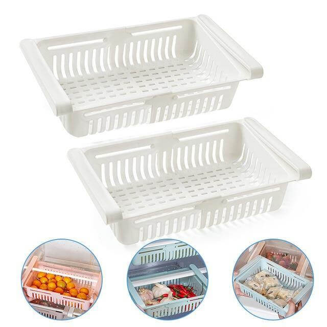 Lisslune | Adjustable Fridge Storage Drawer