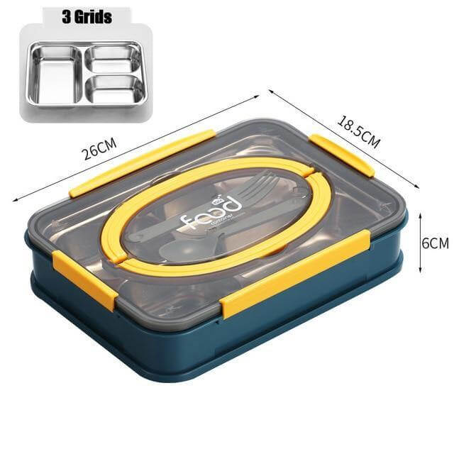 Lisslune | Stainless Steel Portable Lunch Box