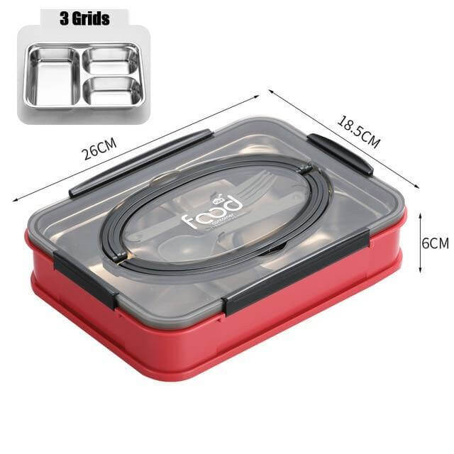 Lisslune | Stainless Steel Portable Lunch Box