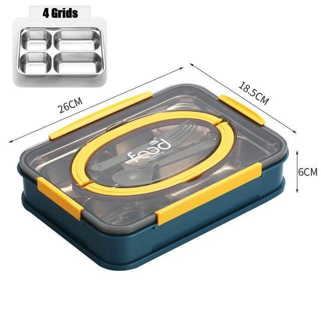 Lisslune | Stainless Steel Portable Lunch Box