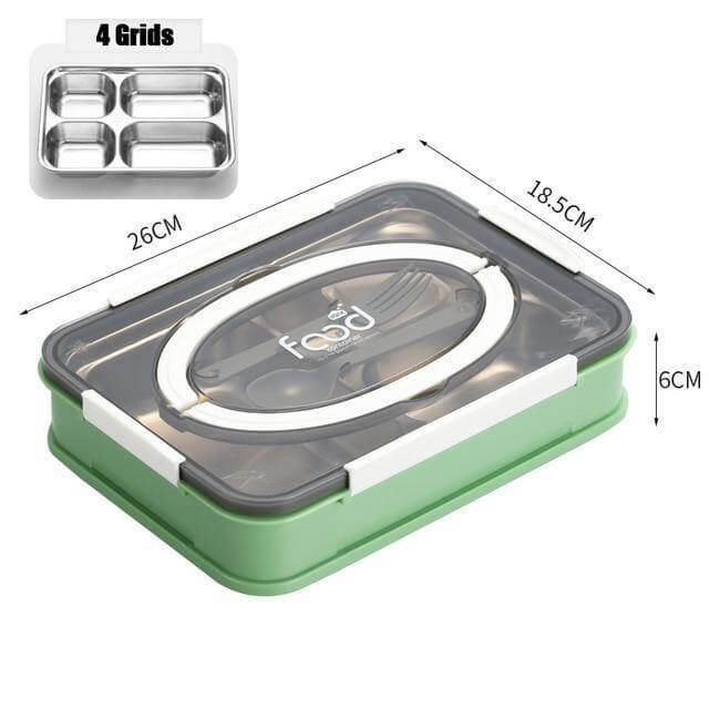 Lisslune | Stainless Steel Portable Lunch Box