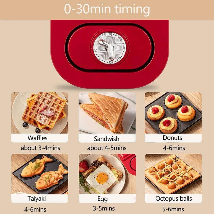 Lisslune | Multifunctional Breakfast Waffle Maker