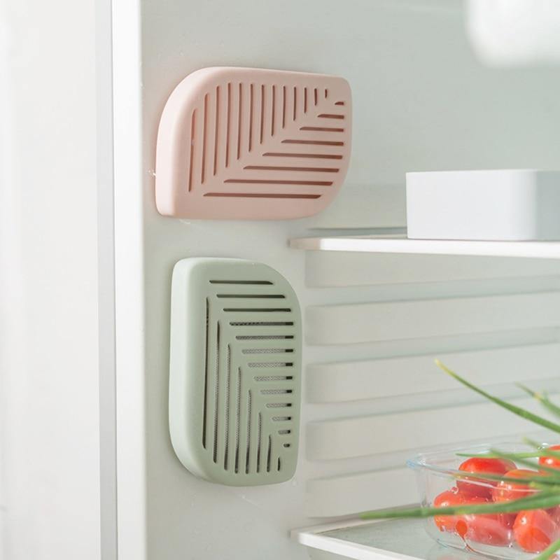 Lisslune | Green Leaf Shaped Fridge Refrigerator Air Fresh Box