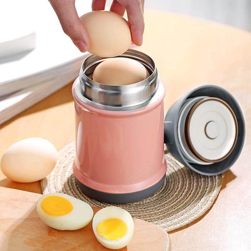 Lisslune | Thermal Double Stainless Steel Lunch Mug Thermos
