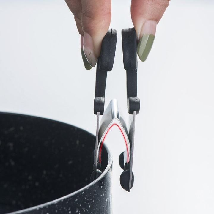 Lisslune | Stainless Steel Clip Cookware Spoon Holder