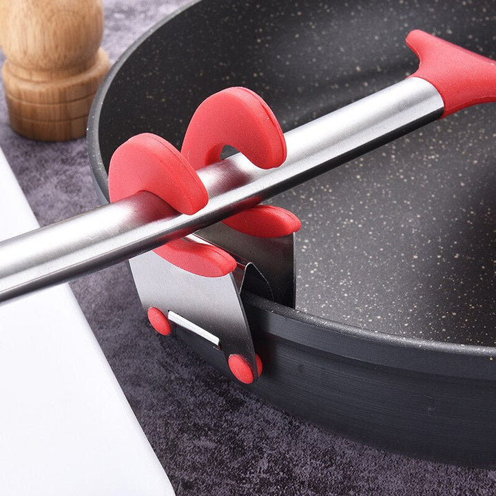 Lisslune | Stainless Steel Clip Cookware Spoon Holder