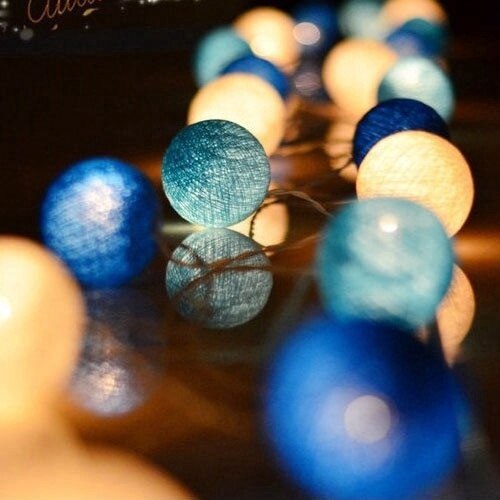 Lisslune | LED Cotton Ball String Lights
