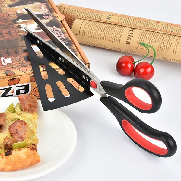 Lisslune | Pizza Slicer Spatula Scissor