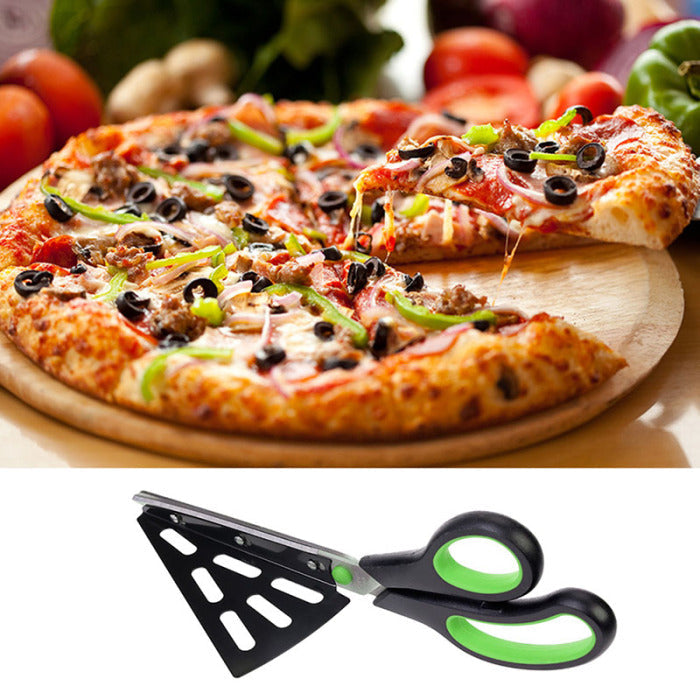 Lisslune | Pizza Slicer Spatula Scissor