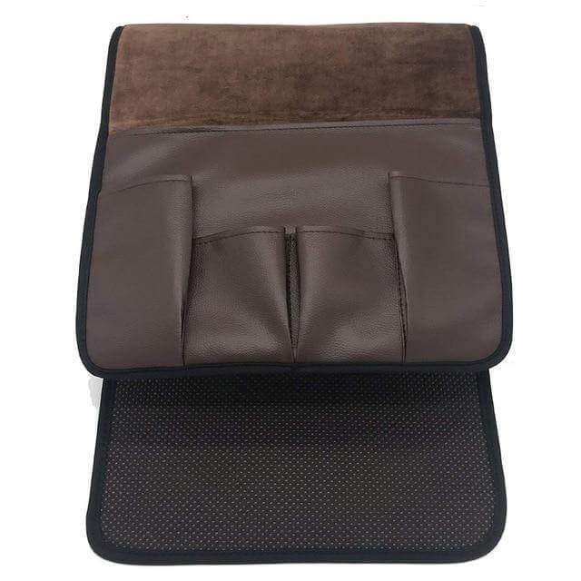 Lisslune | Non-slip 5 pocket leather armrest chair organizer