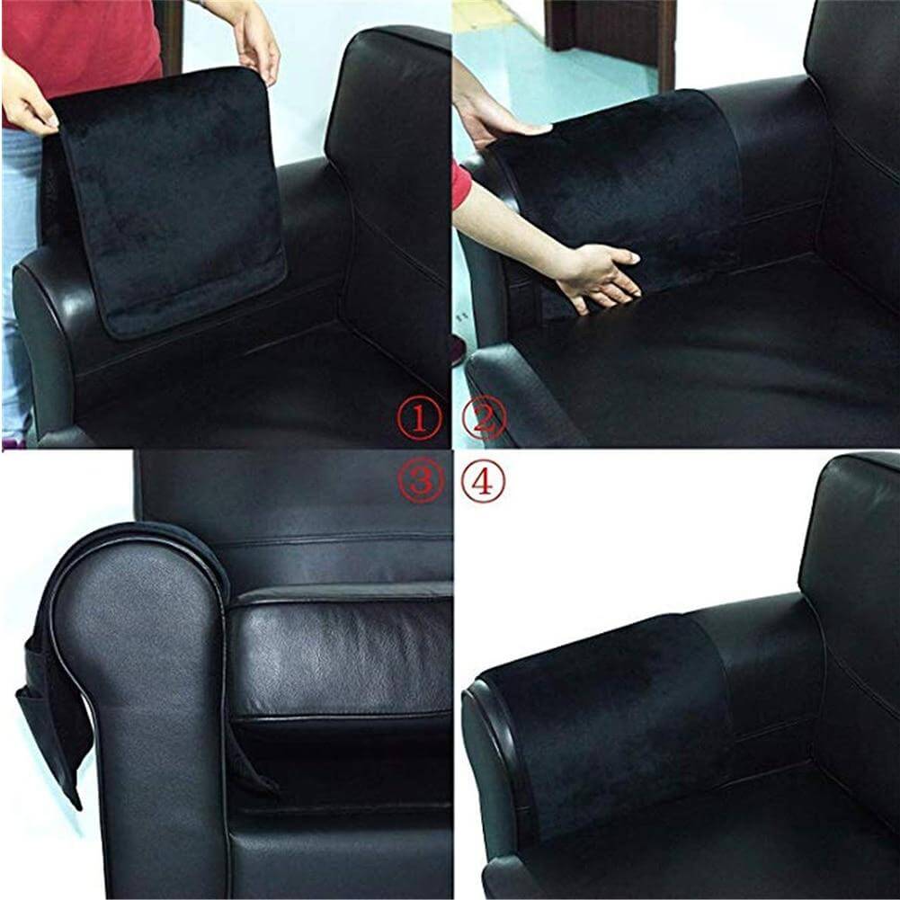 Lisslune | Non-slip 5 pocket leather armrest chair organizer