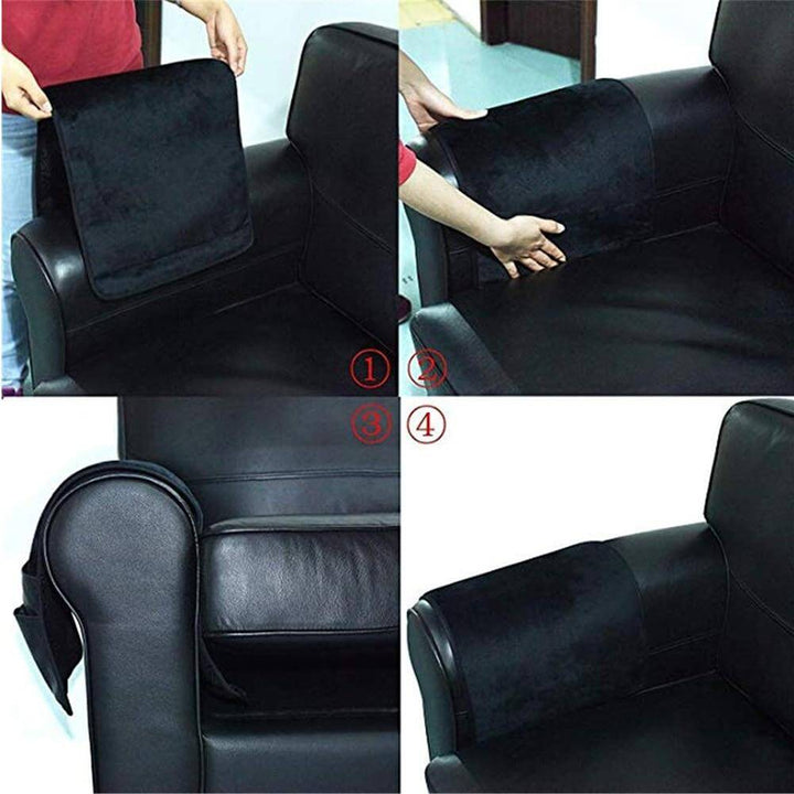 Lisslune | Non-slip 5 pocket leather armrest chair organizer