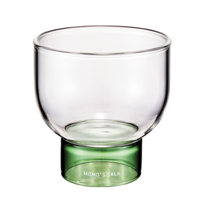 Lisslune | Half-moon drinking bowl made of colored crystal
