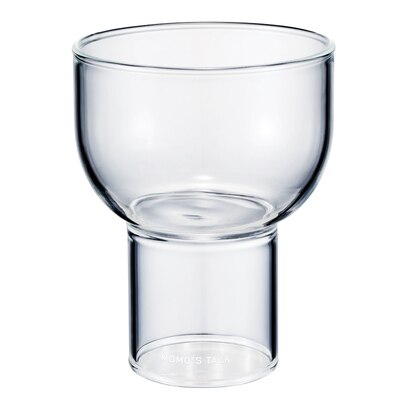 Lisslune | Half-moon drinking bowl made of colored crystal
