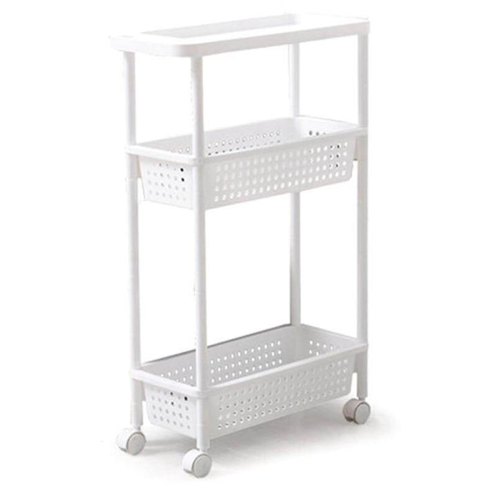 Lisslune | Space-Saving Movable Slim Kitchen Storage Rack
