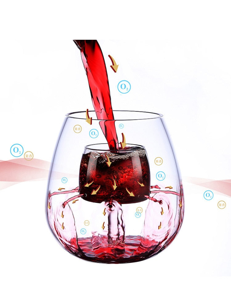 Lisslune | Creative Fountain Wine Glass