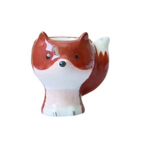 Lisslune | 2Pcs Cute Animal Ceramic Breakfast Egg Holder