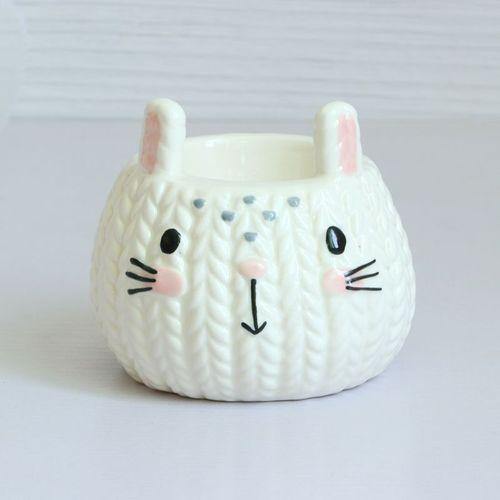 Lisslune | 2Pcs Cute Animal Ceramic Breakfast Egg Holder