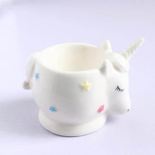 Lisslune | 2Pcs Cute Animal Ceramic Breakfast Egg Holder