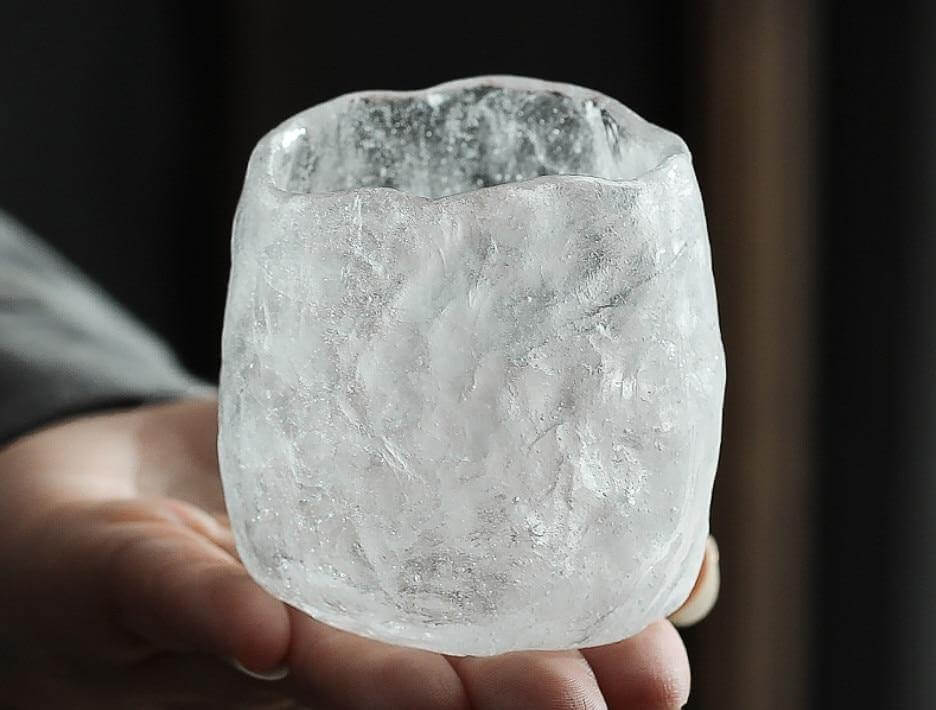Lisslune | Ice Glaze Handmade Japanese Tea Cup