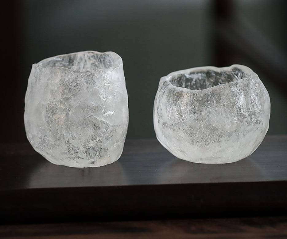 Lisslune | Ice Glaze Handmade Japanese Tea Cup