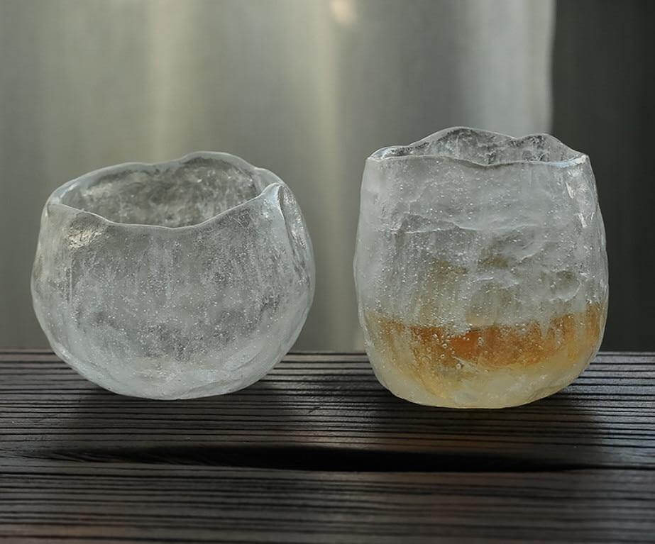 Lisslune | Ice Glaze Handmade Japanese Tea Cup