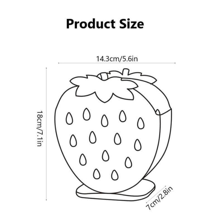 Lisslune | 2PCS Cute Strawberry Cutlery Organizer Box