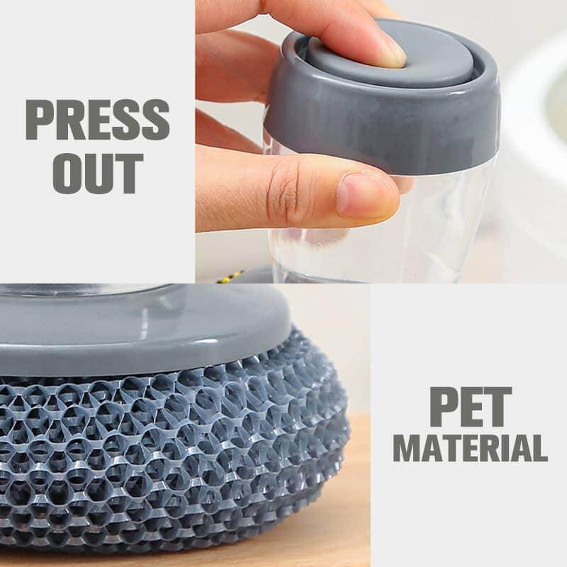 Lisslune | Palm Brush Kitchen Soap Washing Dispenser