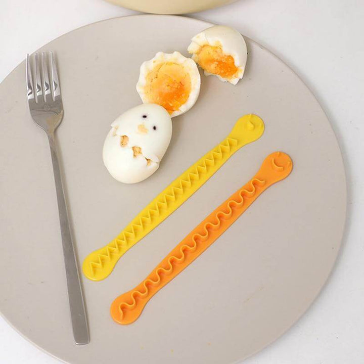 Lisslune | 6pcs Smiley Face Cute Egg Cutter