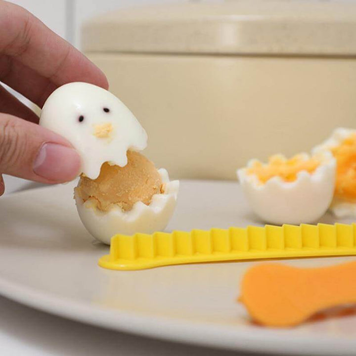 Lisslune | 6pcs Smiley Face Cute Egg Cutter
