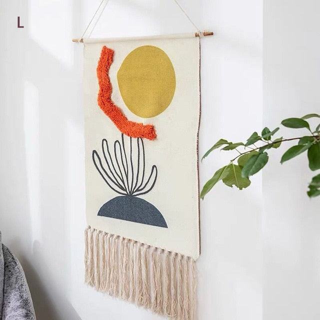 Lisslune | Geometric Tufted Wall Carpet