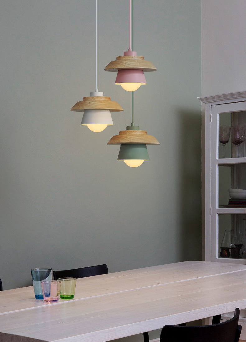 Lisslune | Modern Nordic Wooden Pendant Light