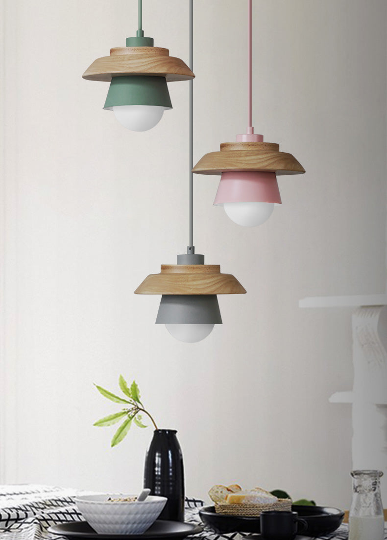 Lisslune | Modern Nordic Wooden Pendant Light