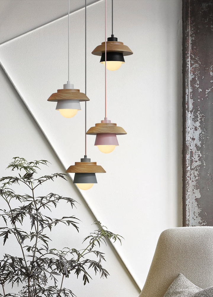 Lisslune | Modern Nordic Wooden Pendant Light