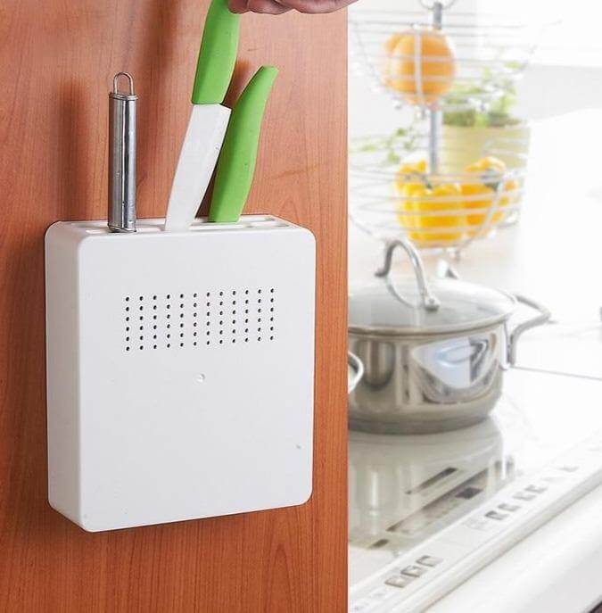Lisslune | Hidden Kitchen Cabinet Knife Holder