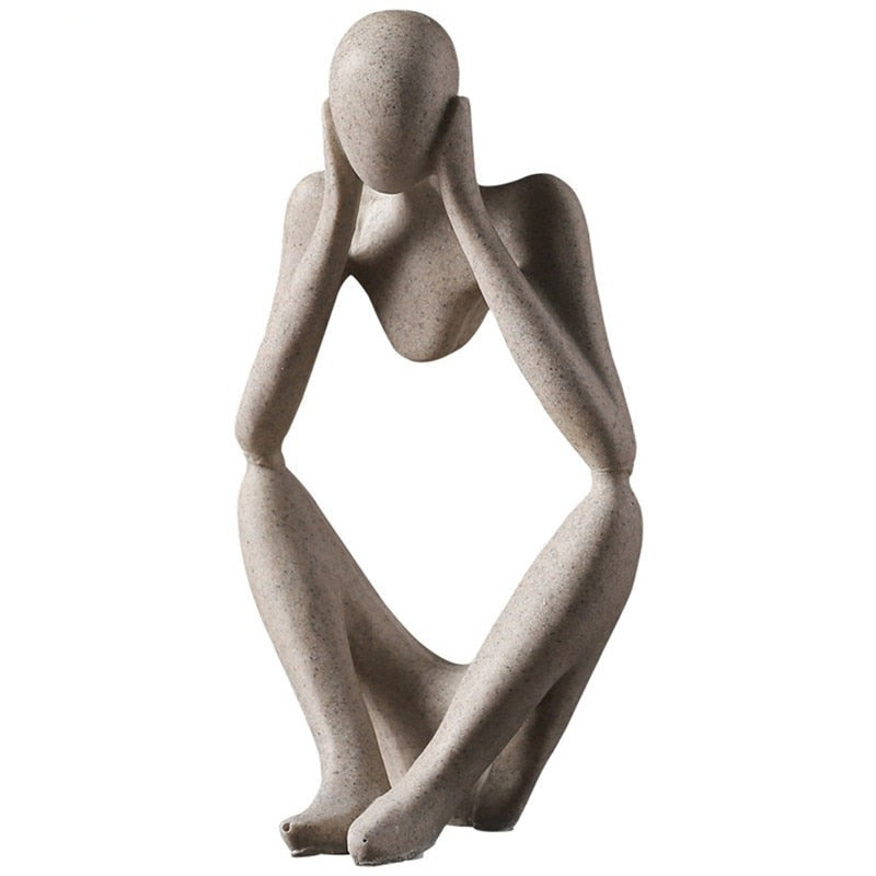 Lisslune | Nordic Abstract Unique Thinker Figurine Home Decor