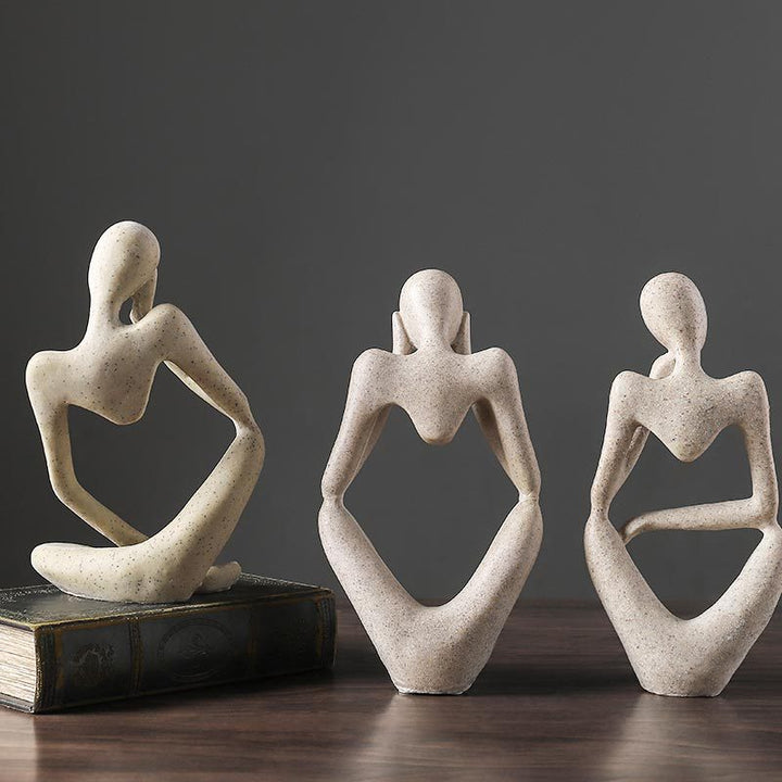 Lisslune | Nordic Abstract Unique Thinker Figurine Home Decor