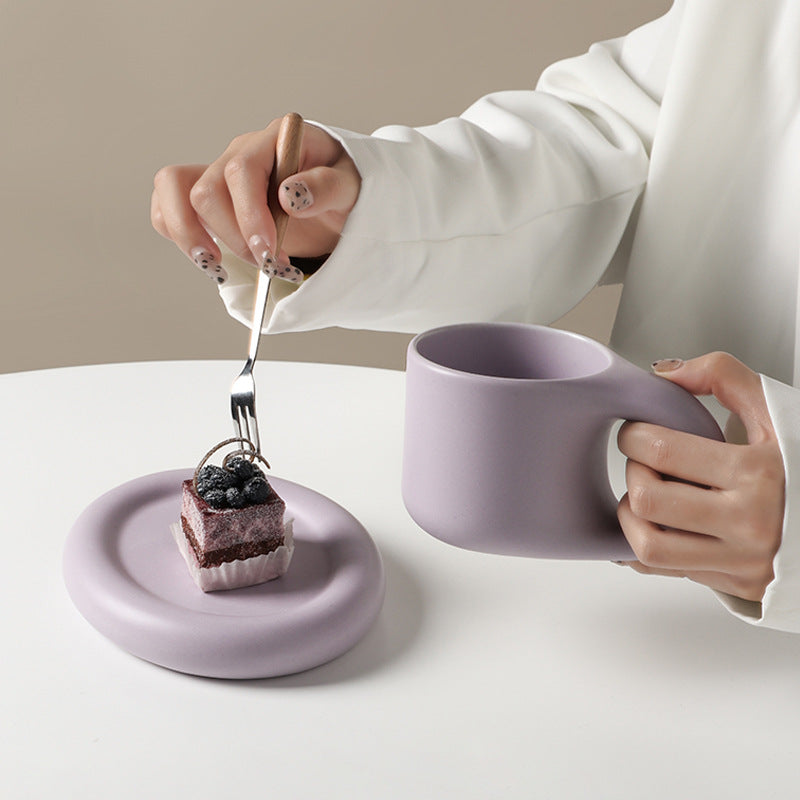 Lisslune | Nordic Ceramic Handle Handmade Mug