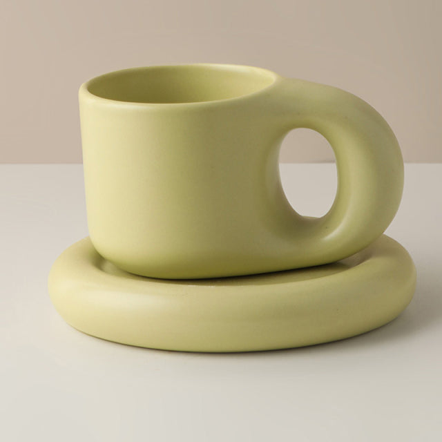 Lisslune | Nordic Ceramic Handle Handmade Mug
