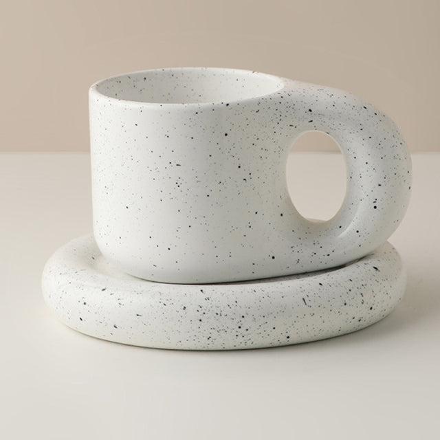 Lisslune | Nordic Ceramic Handle Handmade Mug