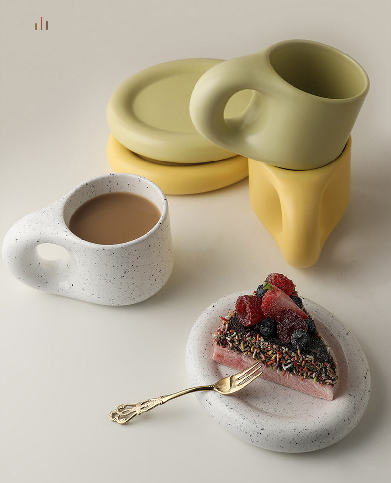 Lisslune | Nordic Ceramic Handle Handmade Mug