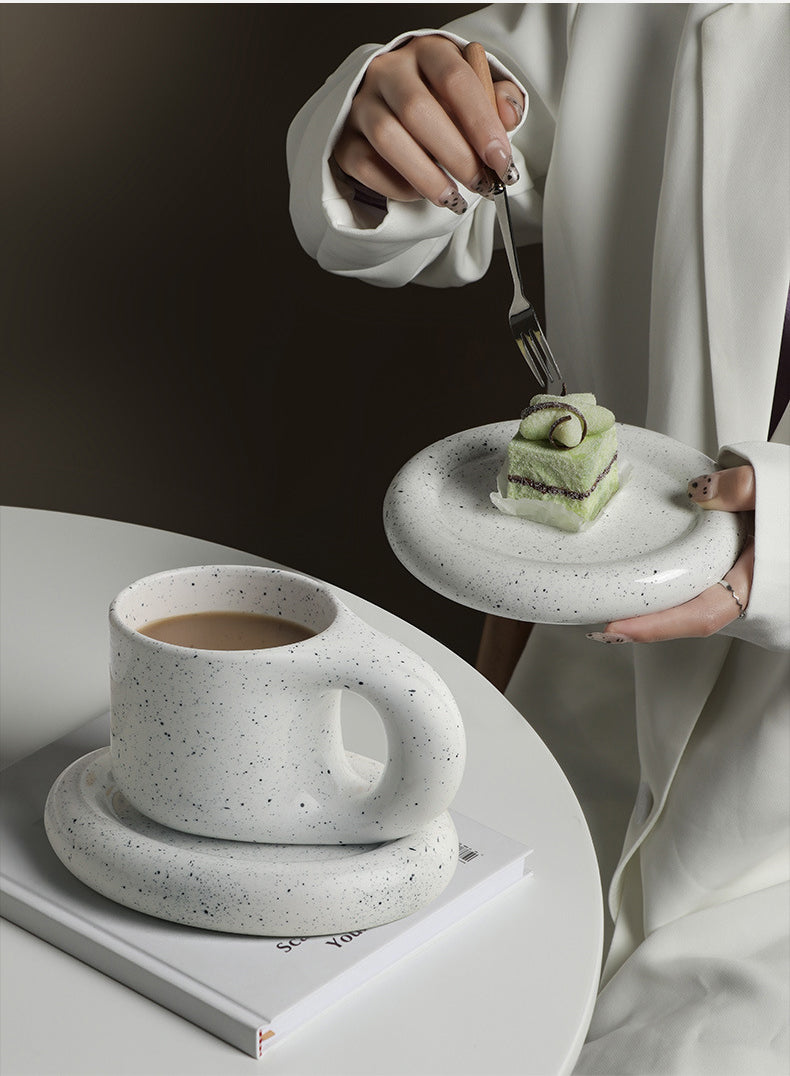 Lisslune | Nordic Ceramic Handle Handmade Mug