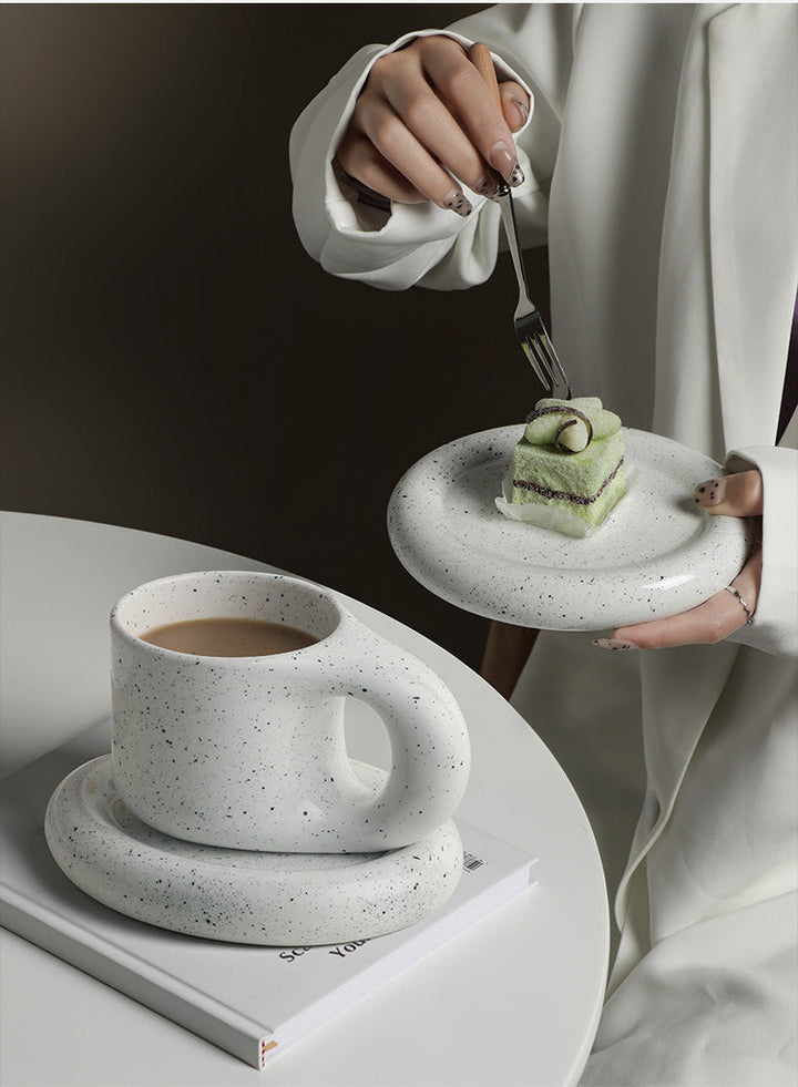 Lisslune | Nordic Ceramic Handle Handmade Mug