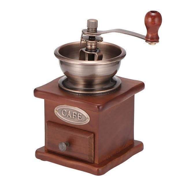 Lisslune | Wooden Antique Manual Coffee Grinder
