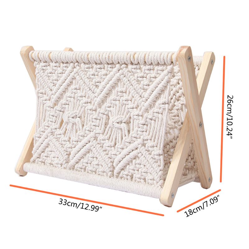 Lisslune | Nordic Cotton Foldable Magazine Holder