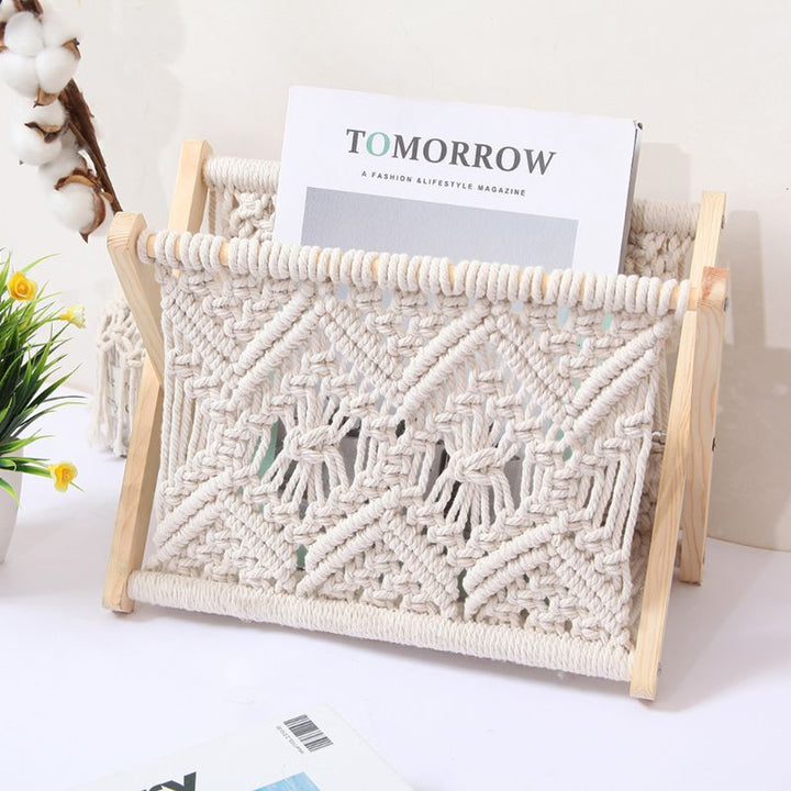 Lisslune | Nordic Cotton Foldable Magazine Holder