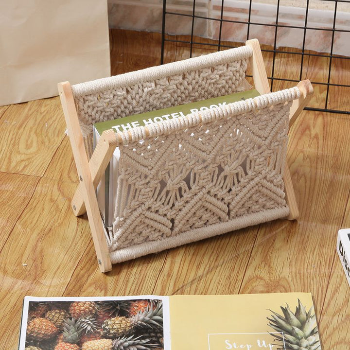 Lisslune | Nordic Cotton Foldable Magazine Holder
