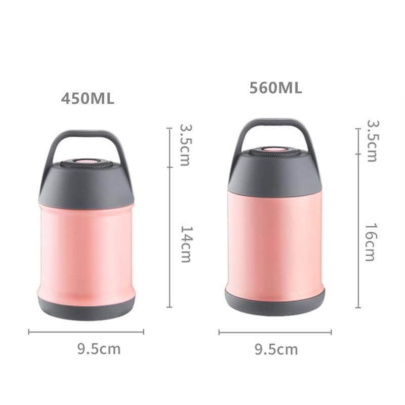 Lisslune | Thermal Double Stainless Steel Lunch Mug Thermos
