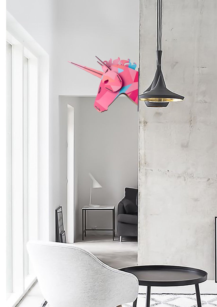 Lisslune | 3D Wooden Craft Horse Hanging Wall Decor