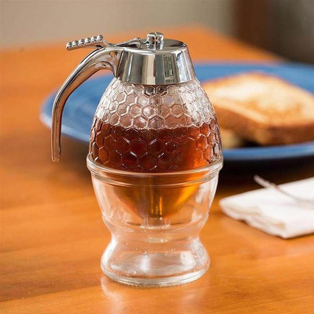 Lisslune | Honeycomb Jar Honey Dispenser